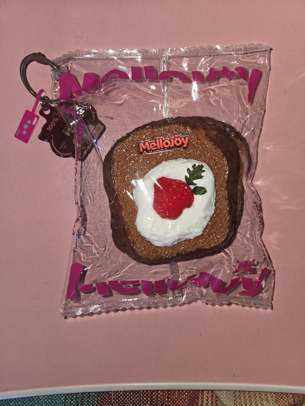 Mellojoy Toasty Chocolate Strawberry Toast Squishy
